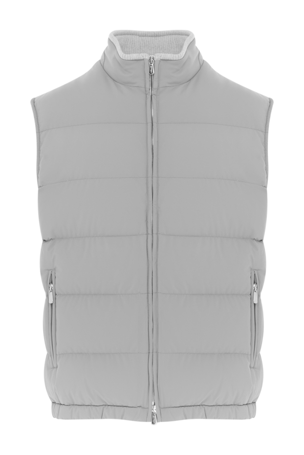 Enrico Mandelli men's gray down vest with zipper 188254 - photo 1
