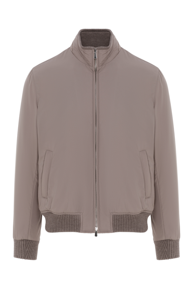 Enrico Mandelli lightweight beige bomber jacket for men 188286 - photo 1