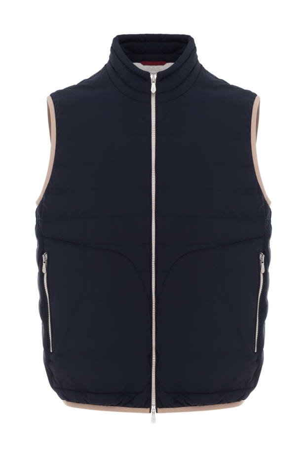 Brunello Cucinelli көгілдір түсті найзағай тоқылған кеудеше 188679 - фото 1