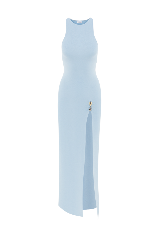 Moeva louisa sleeveless maxi dress with deep slit blue 188942 - photo 1