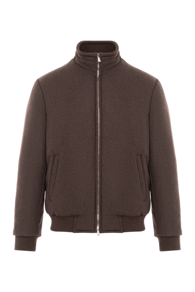 Enrico Mandelli warm down jacket made of soft wool and cashmere with a high collar and a textured elastic band
189092 - photo 1