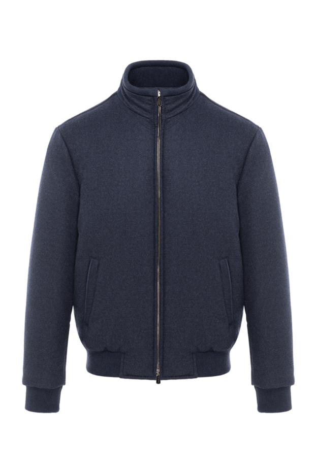 Enrico Mandelli insulated bomber jacket made of soft wool and cashmere with textured trim
189100 - photo 1