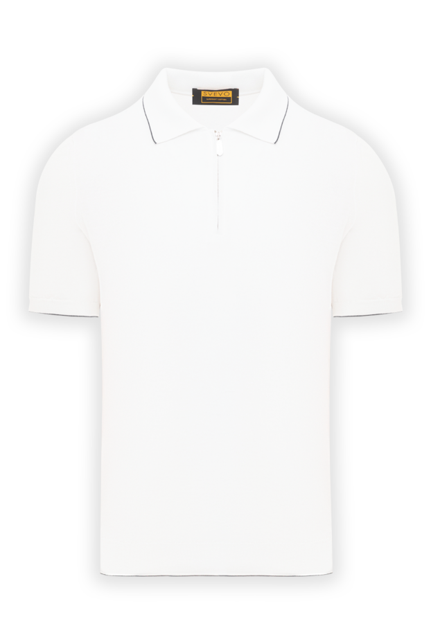 Svevo knitted polo with zip and contrast collar trim
189130 - photo 1