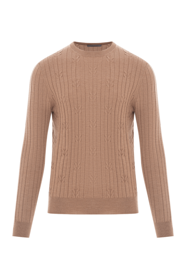 Corneliani knitted jumper with vertical stripes and voluminous texture 189144 - photo 1