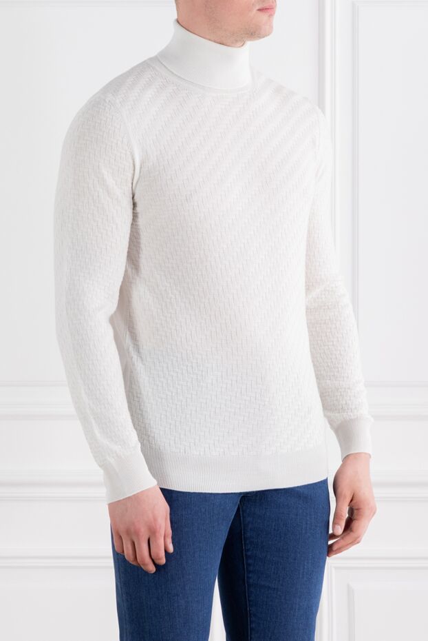 Corneliani white wool golf for men 189169 - photo 3