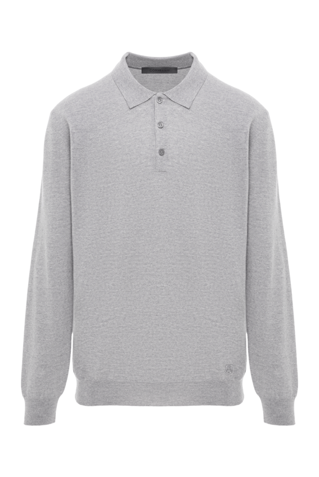 Corneliani long sleeve wool polo in a noble shade of grey
189227 - photo 1
