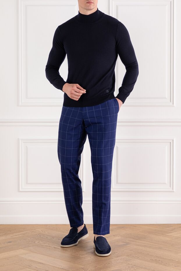 Corneliani men's thin wool turtleneck jumper
 189232 - photo 2