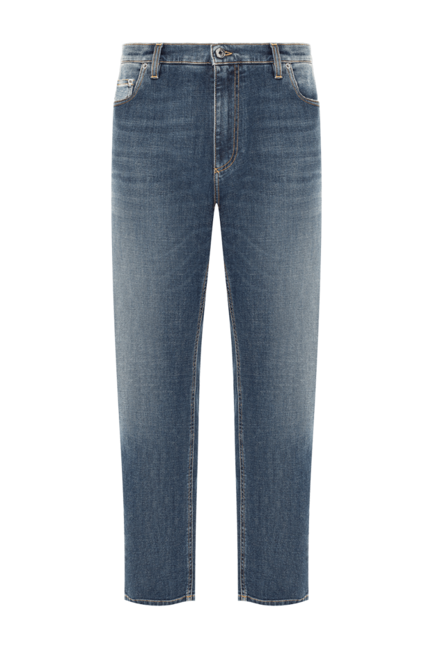 Dolce & Gabbana classic jeans with a signature label in a lightly textured fabric 189276 - photo 1