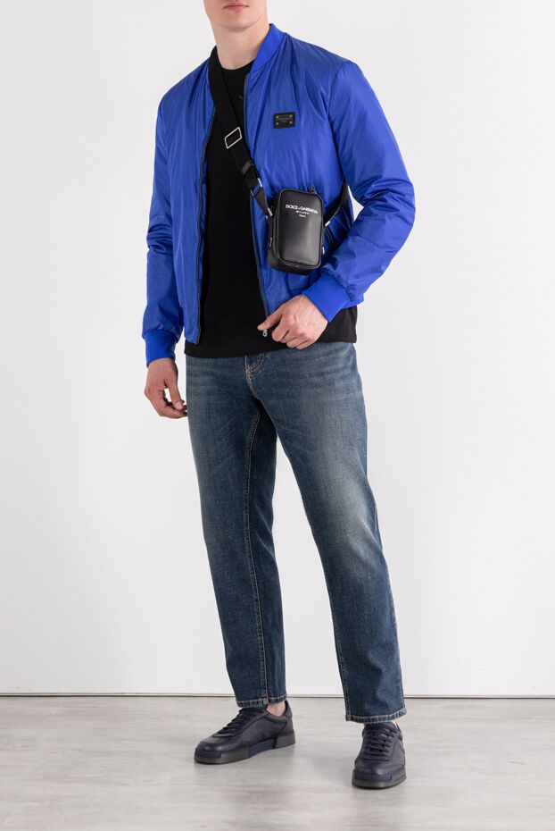 Dolce & Gabbana classic jeans with a signature label in a lightly textured fabric 189276 - photo 2