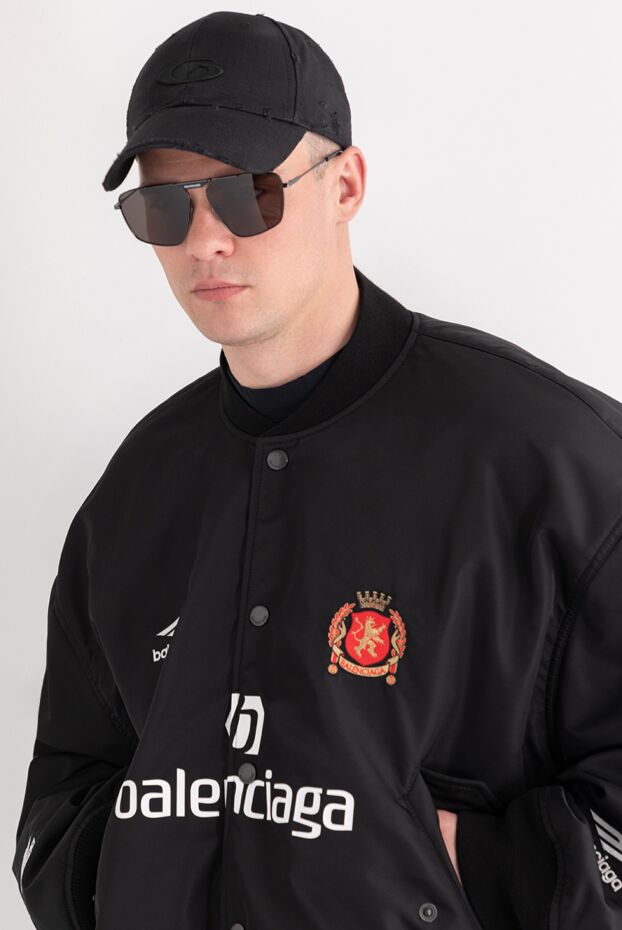 Balenciaga солнцезащитные очки tag 2.0 navigator коричневые 189322 - фото 2