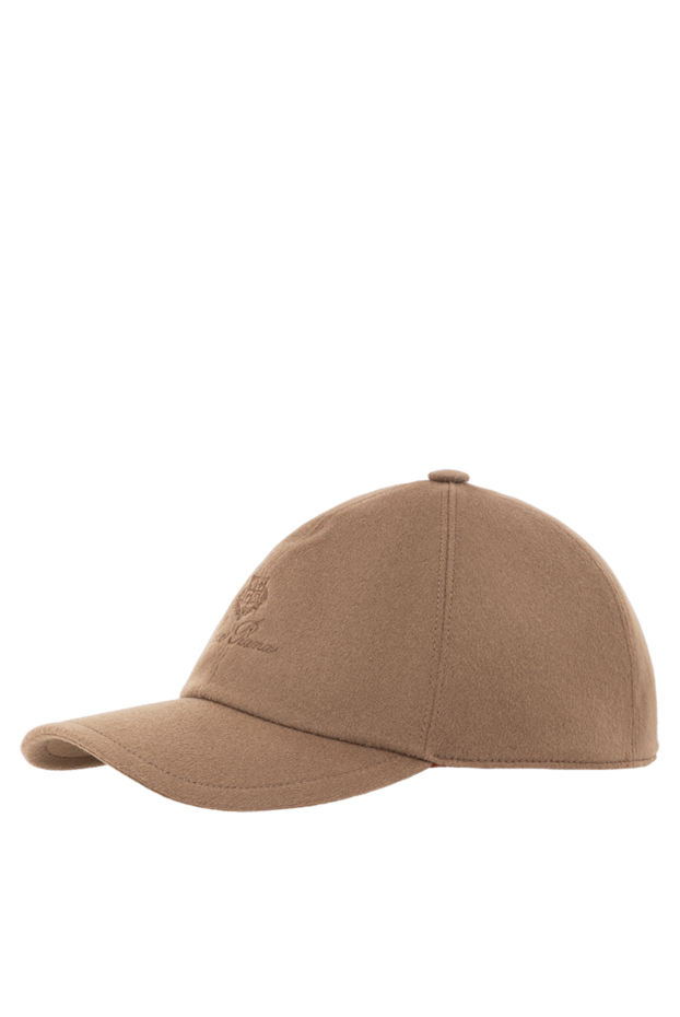 Loro Piana легкая и теплая бейсболка из кашемира коричневая мужская 189392 - фото 3