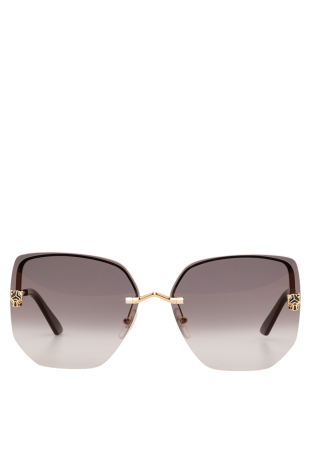 Cartier panthere square rimless sunglasses gray women 189427 - photo 1