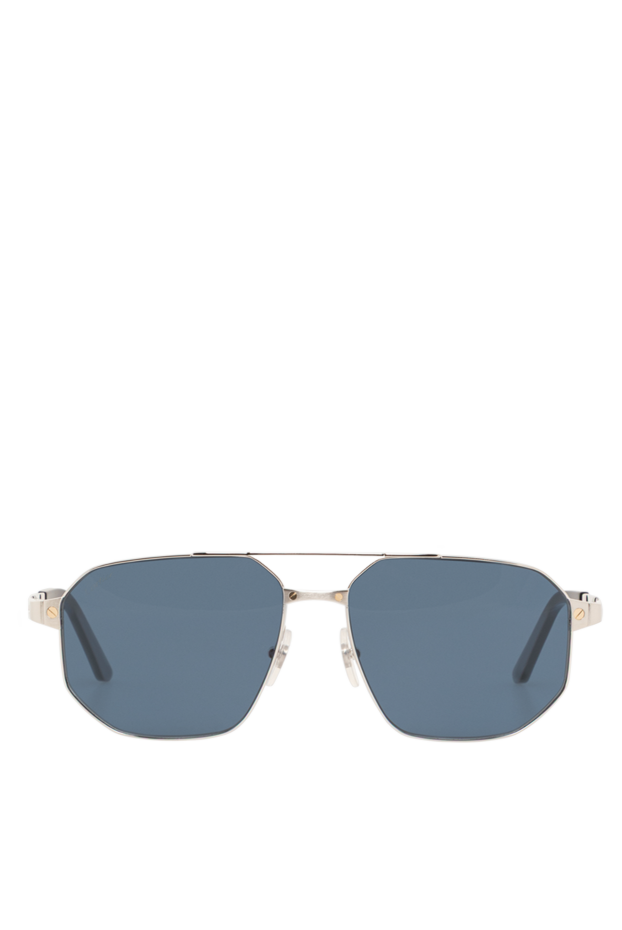 Cartier core range metal aviator sunglasses blue 189428 - photo 1