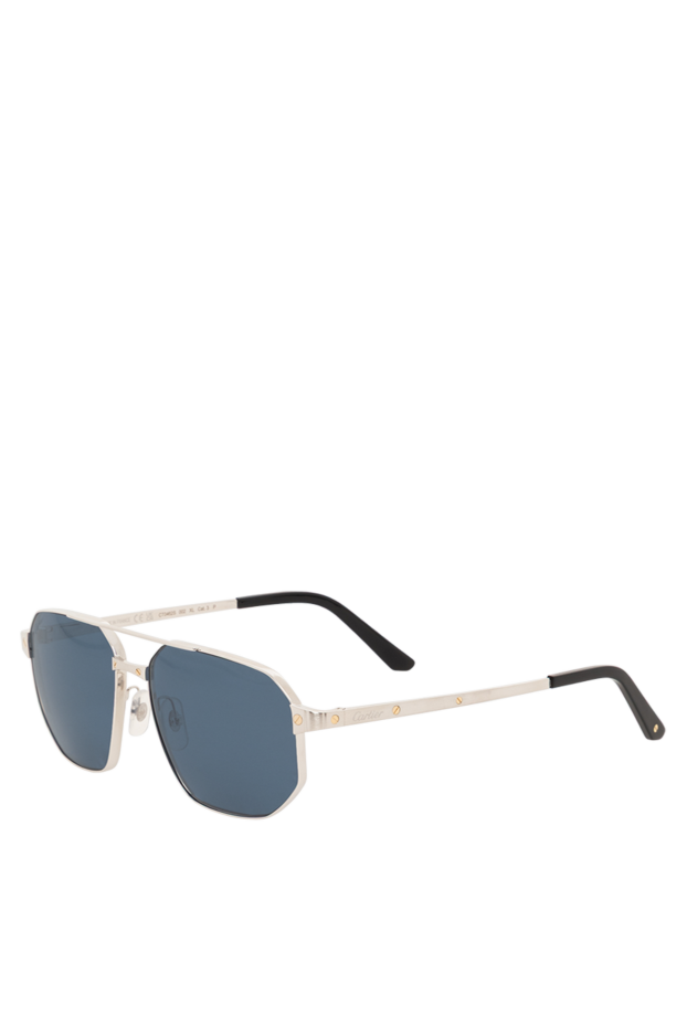 Cartier core range metal aviator sunglasses blue 189428 - photo 3