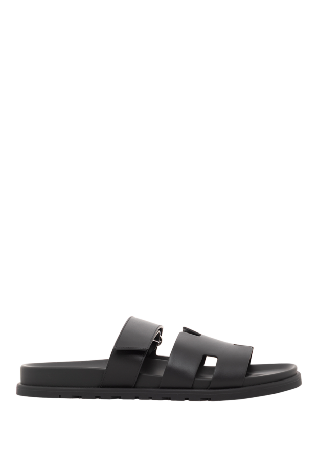 Hermes calfskin sandals with anatomical rubber sole and adjustable strap 189576 - photo 1