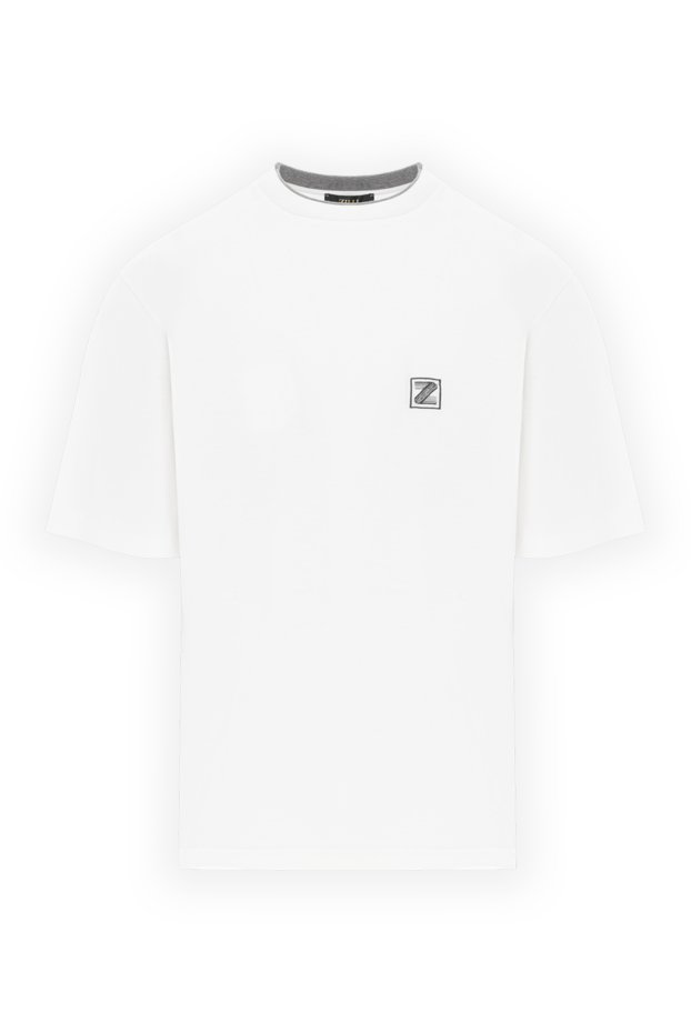 Zilli white cotton t-shirt with minimalist logo
189593 - photo 1