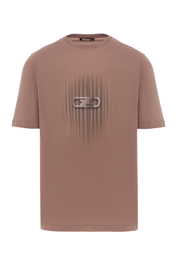 Zilli coffee-colored t-shirt with brand logo
189597 - photo 1