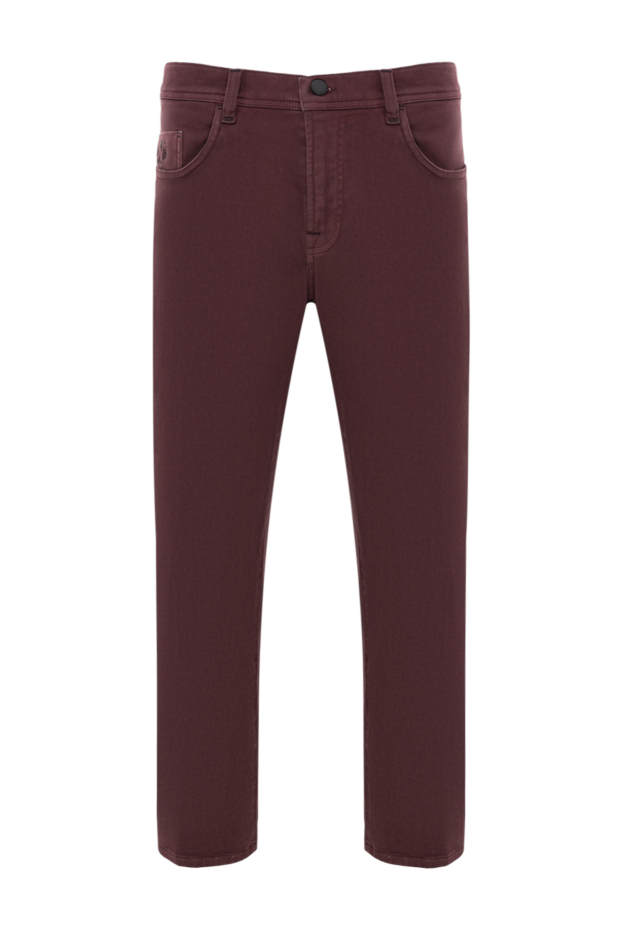 Scissor Scriptor wine-colored men's jeans with branded fittings
189740 - photo 1