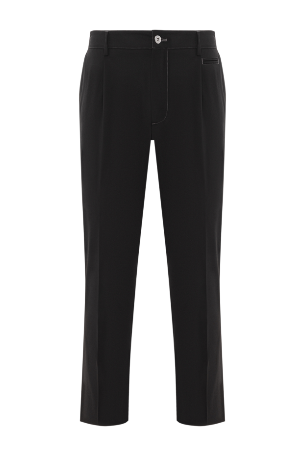Scissor Scriptor men's trousers of a strict silhouette made of thick black wool
189864 - photo 1