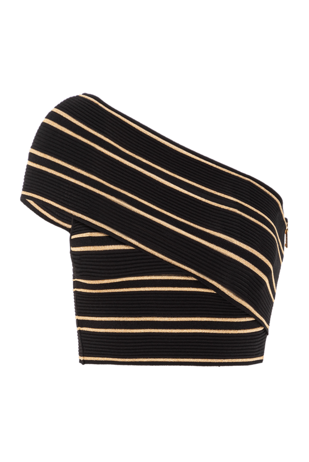 Balmain off-the-shoulder top in black bi-stretch velvet
189965 - photo 1