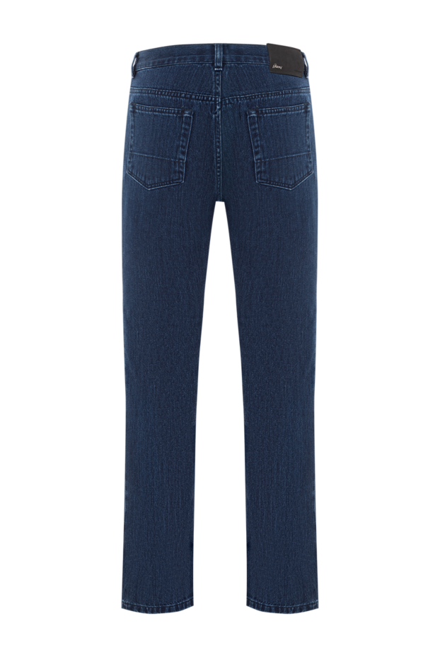 Brioni синие джинсы из хлопка с легким эффектом выцветания 189980 - фото 2
