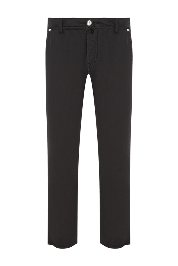 Jacob Cohen classic cotton jeans in rich black tone 190120 - photo 1