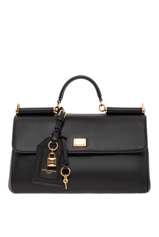 Dolce & Gabbana my sicily calfskin plonge bag black women 190129 - photo 1