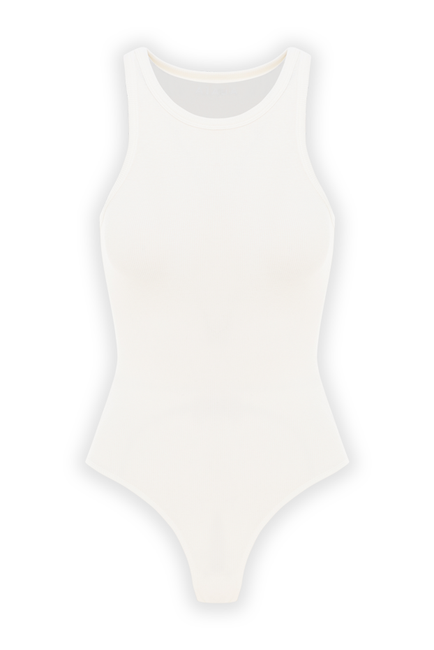 Alaia women's bodysuit made of cotton and viscose in white with a tight fit 190156 - photo 1