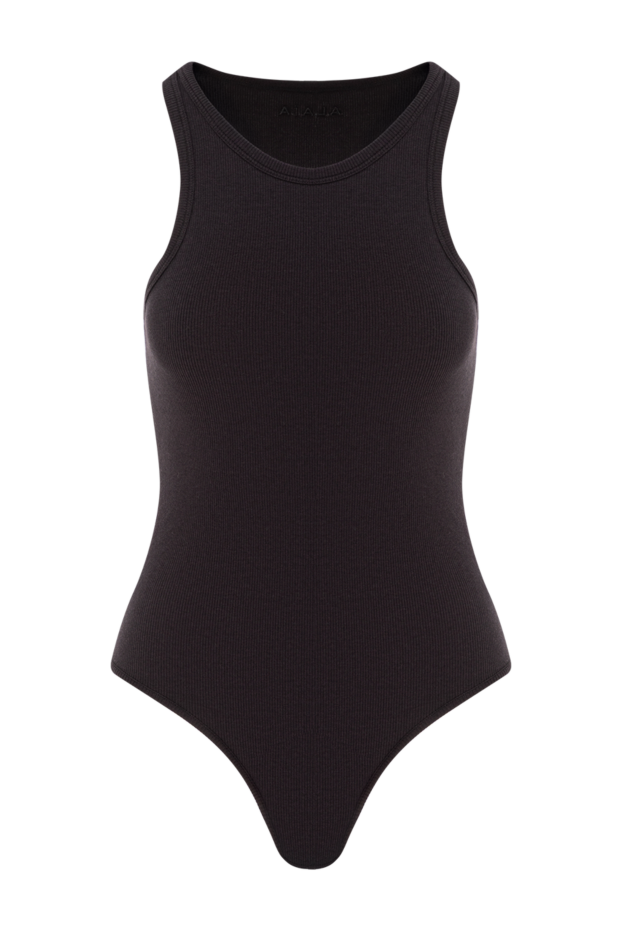 Alaia women's bodysuit made of cotton and viscose in black with a tight fit 190157 - photo 1