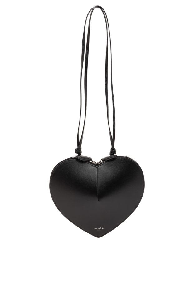 Alaia le coeur calfskin heart shaped bag women black 190159 - photo 1