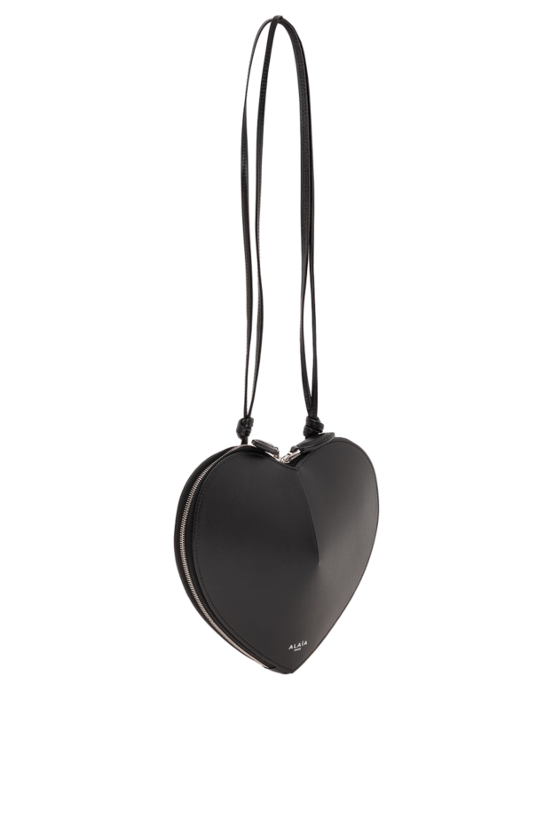 Alaia le coeur calfskin heart shaped bag women black 190159 - photo 3