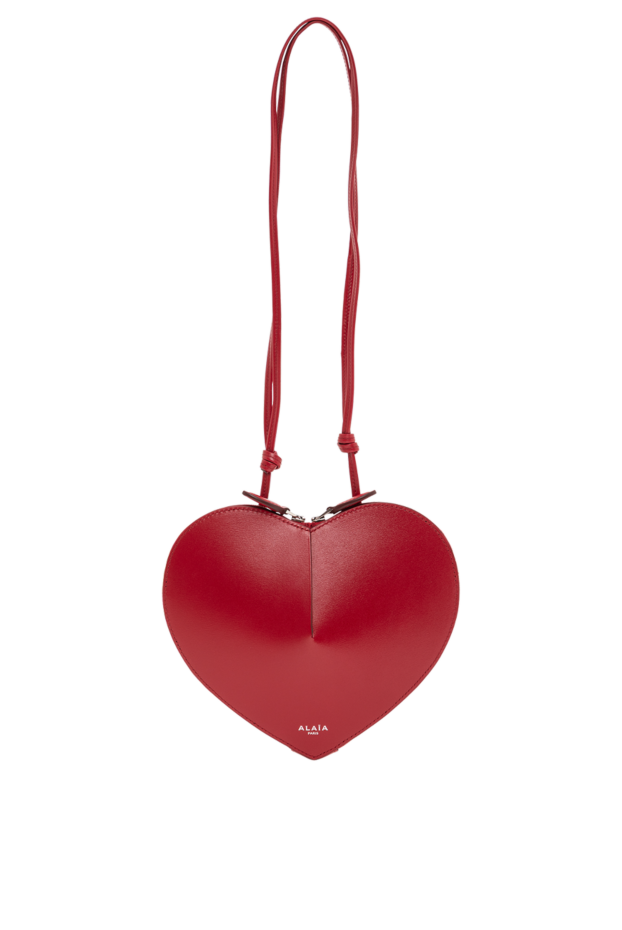 Alaia le coeur calfskin heart shaped bag women red 190160 - photo 1