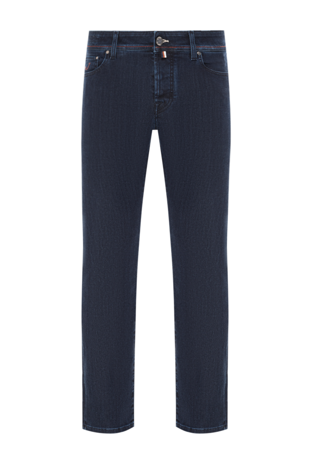 Jacob Cohen men's deep indigo jeans with accent piping 190189 - photo 1