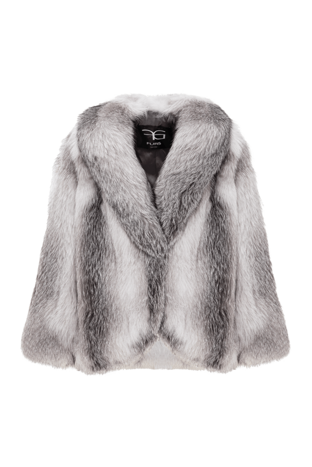 FG Furs women's fox fur coat with soft texture and shine gray
190200 - photo 1