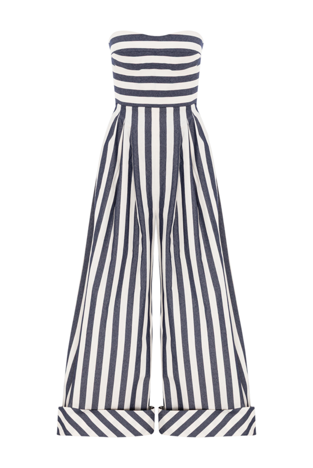 Fleur de Paris women's striped strapless cotton jumpsuit 190203 - photo 1