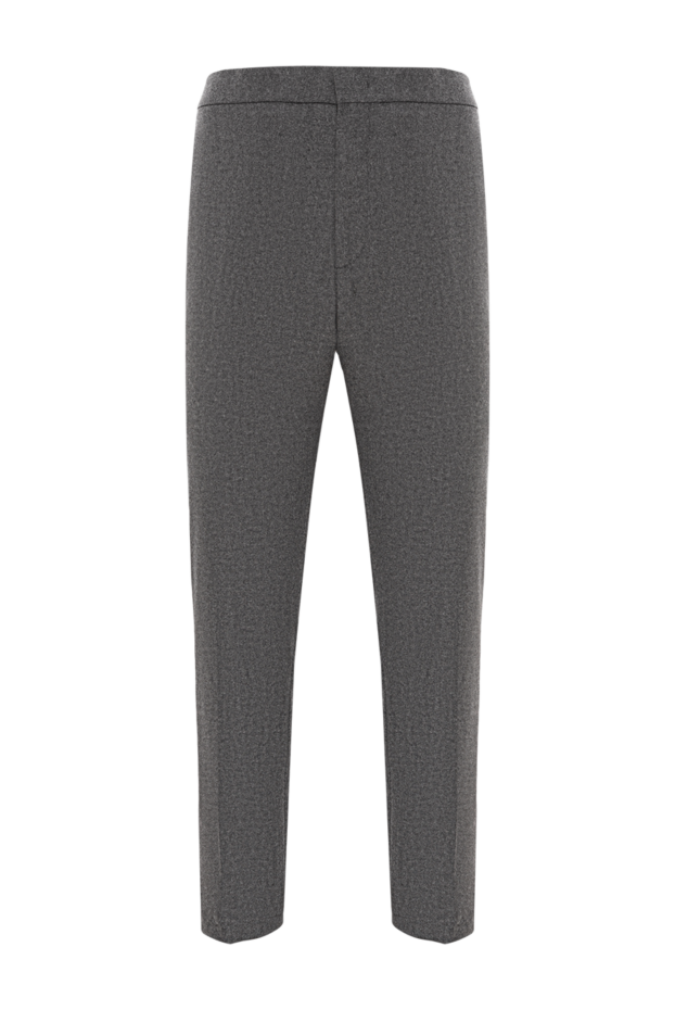 Loro Piana jarno men's gray cotton gabardine trousers classic 190233 - photo 1