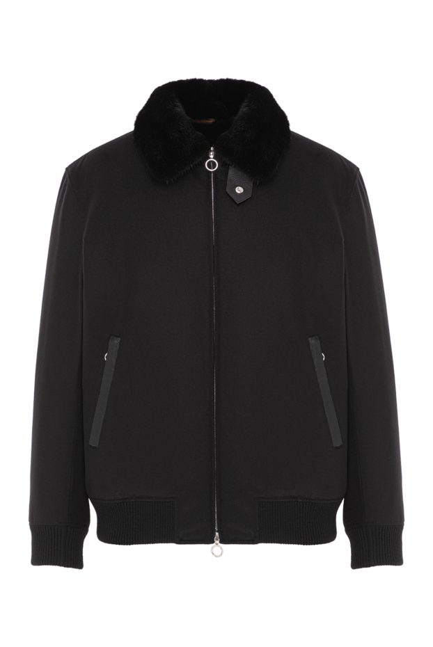 Seraphin men's cashmere jacket with leather details and fur lining
190471 - photo 1