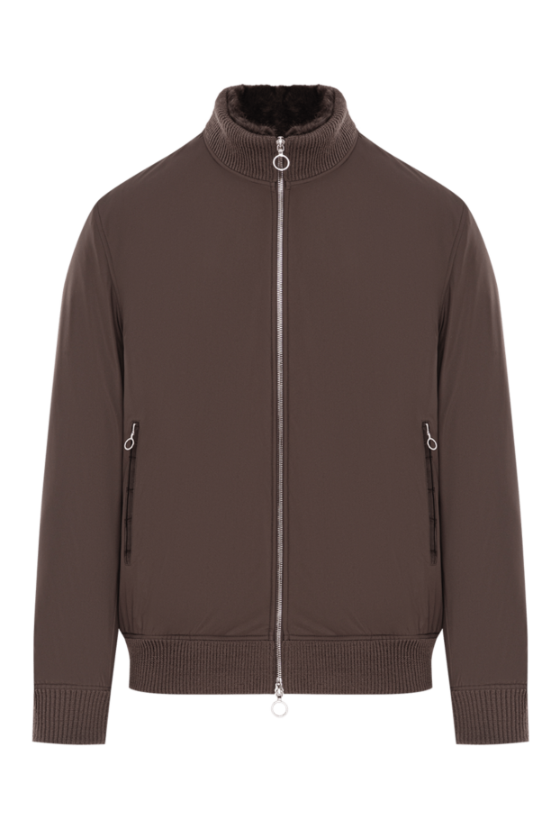 Seraphin fur lined zip up jacket with crocodile skin details
190476 - photo 1