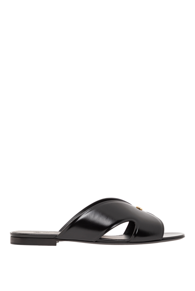 Loro Piana vera slippers flat black elegant sandals 190491 - photo 1