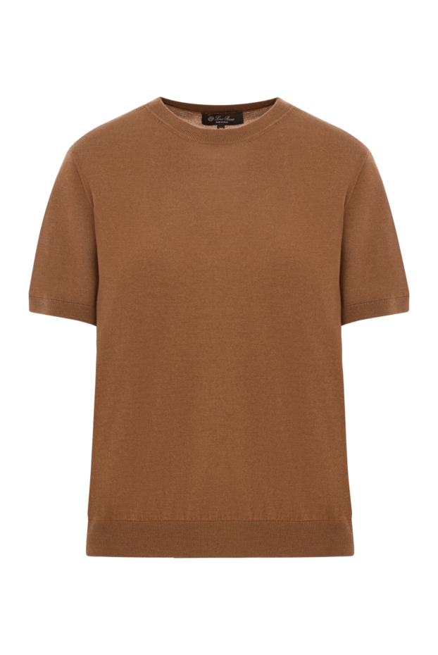 Loro Piana women's short sleeve jumper made of wool, silk and cashmere 190500 - photo 1
