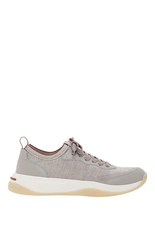 Loro Piana sneakers 410 lp walk wish gray men's wool and genuine leather
190504 - photo 1