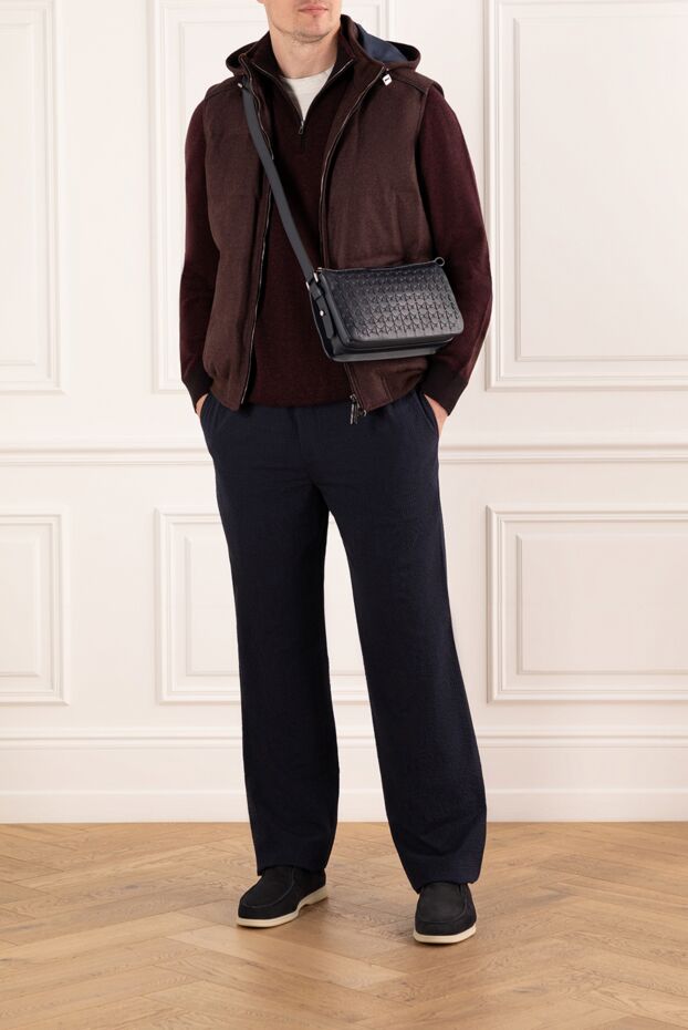 Loro Piana marlyn men's seersucker trousers with a ribbed finish 190506 - photo 2