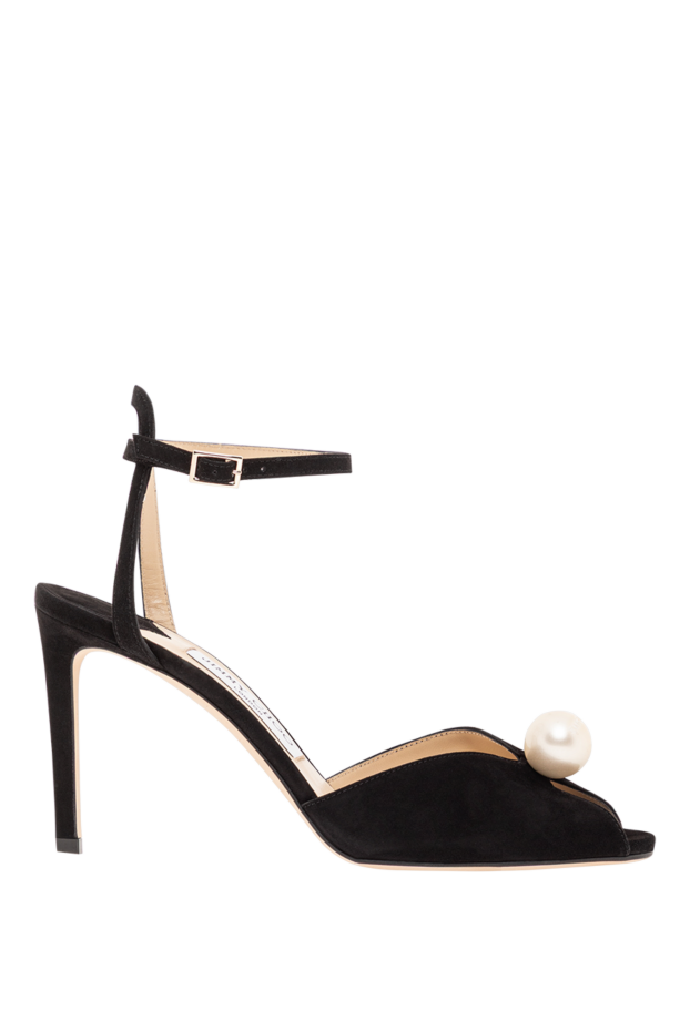 Jimmy Choo інжу шары бар sacora қара винтажды күдері сандалдар 190519 - фото 1