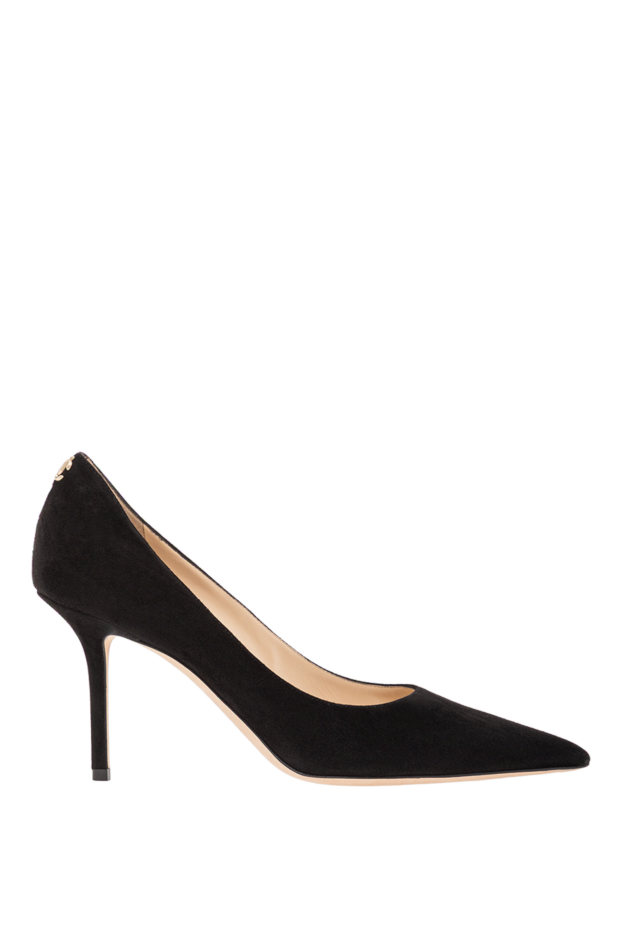 Jimmy Choo love 85 қара күдері ұштары бар әйелдер аяқ киімдері 190521 - фото 1