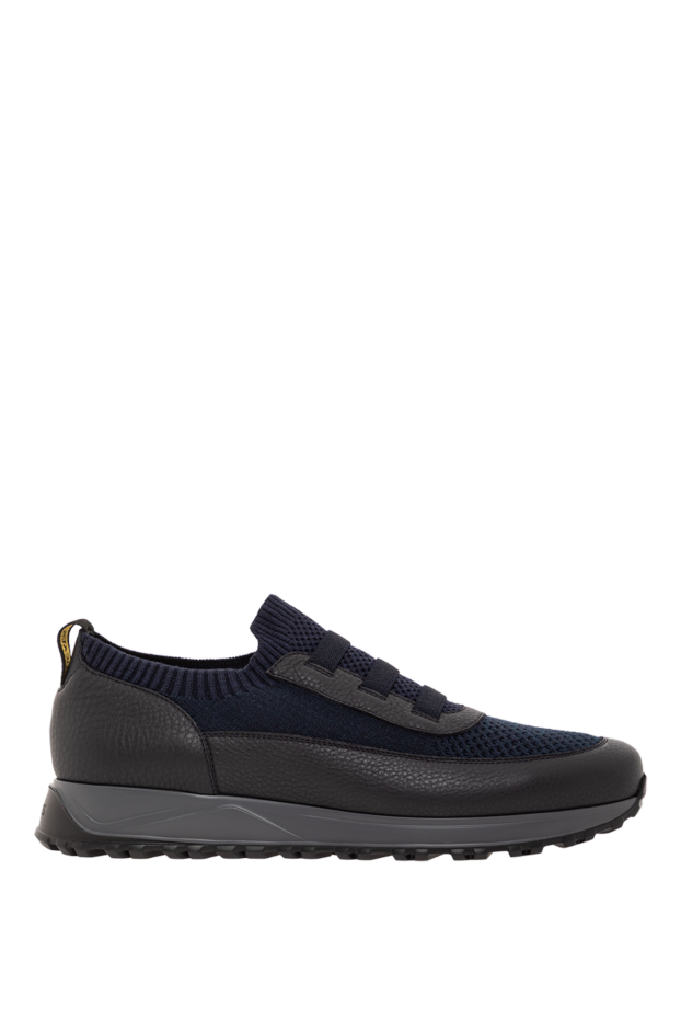 Doucal`s wool sneakers with leather trim and insulated sole blue
190536 - photo 1