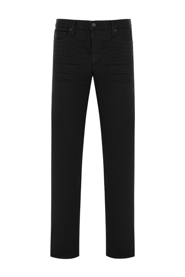 Tom Ford қара созылған джинсы тік аяқ шалбар 190552 - фото 1