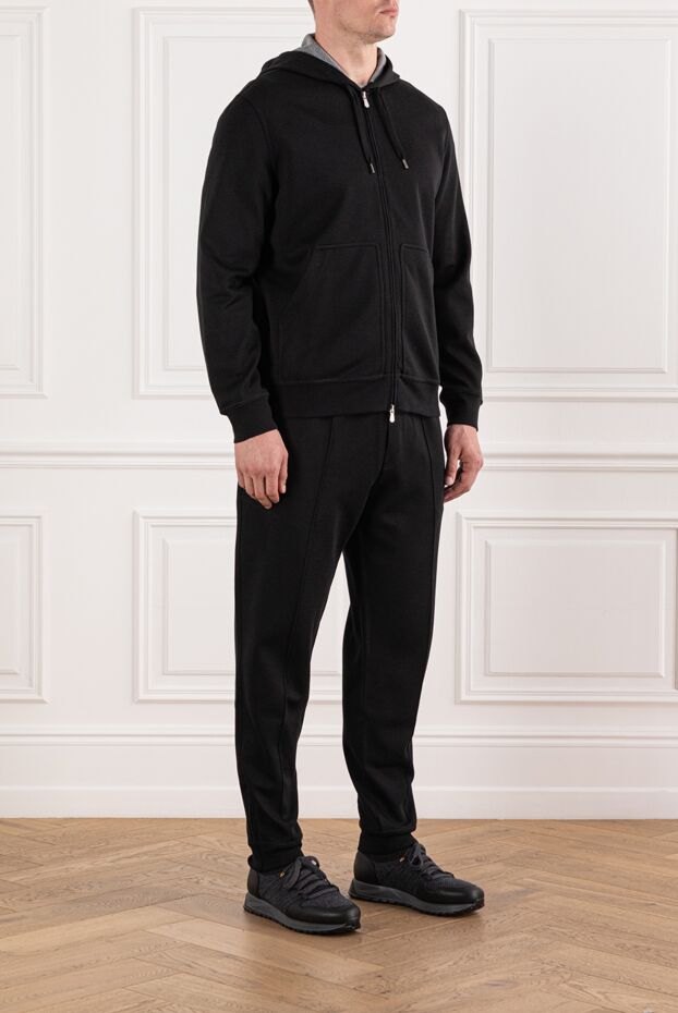 Brunello Cucinelli капюшоны бар қара қалалық спорттық костюм
 190592 - фото 3