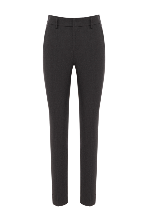 Brunello Cucinelli dark grey office trousers with a laconic design 190602 - photo 1