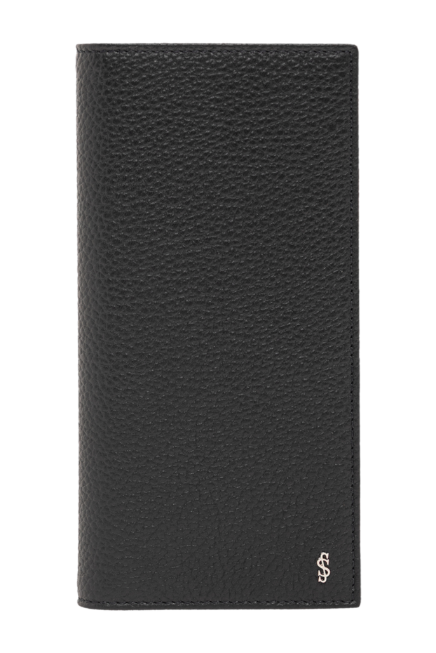 Serapian italian embossed calfskin wallet blue men's
190654 - photo 1