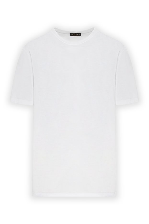Cesare di Napoli basic white t-shirt with a round neck and short sleeves 190740 - photo 1
